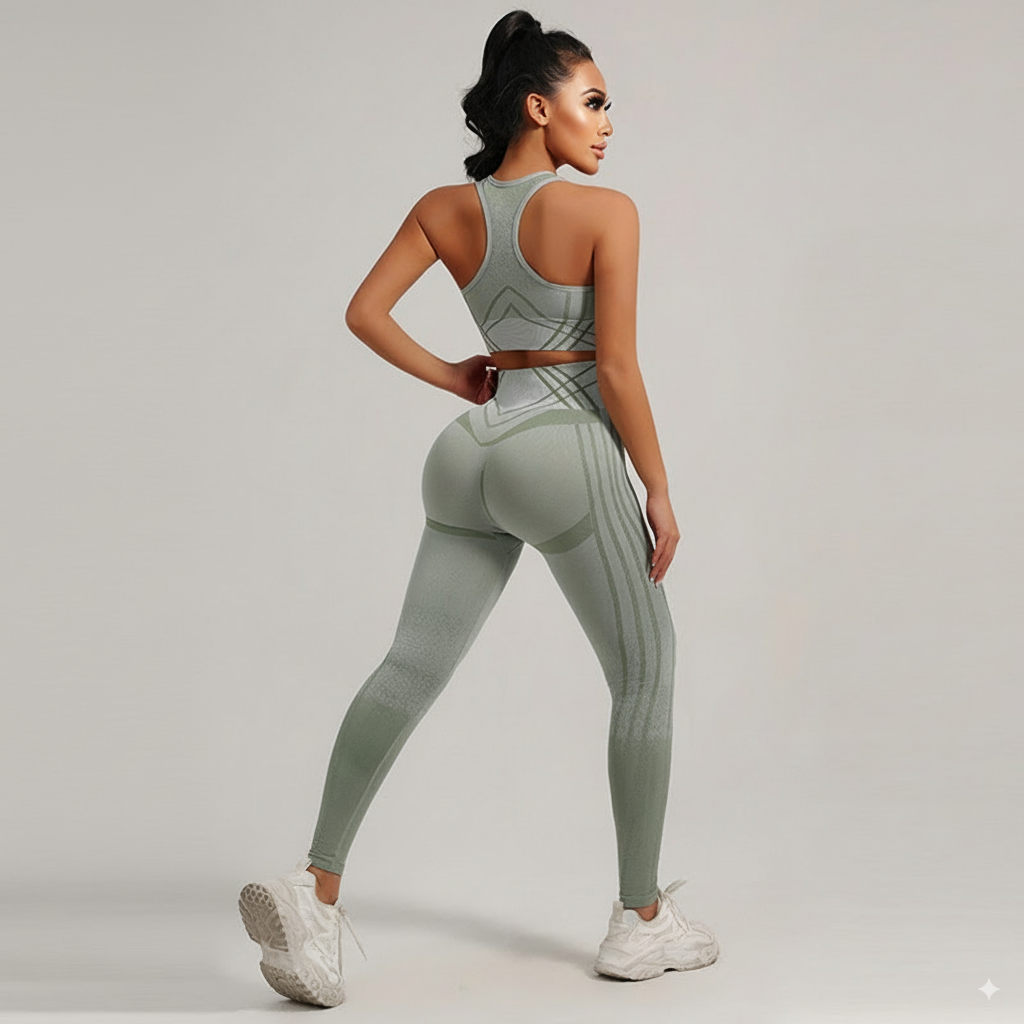 GymSet Graffio 2 pz Top + Leggings
