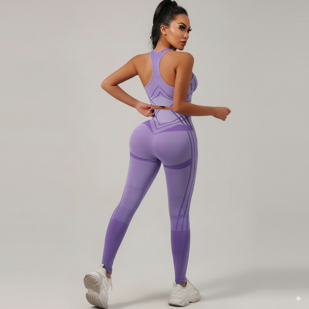 GymSet Graffio 2 pz Top + Leggings