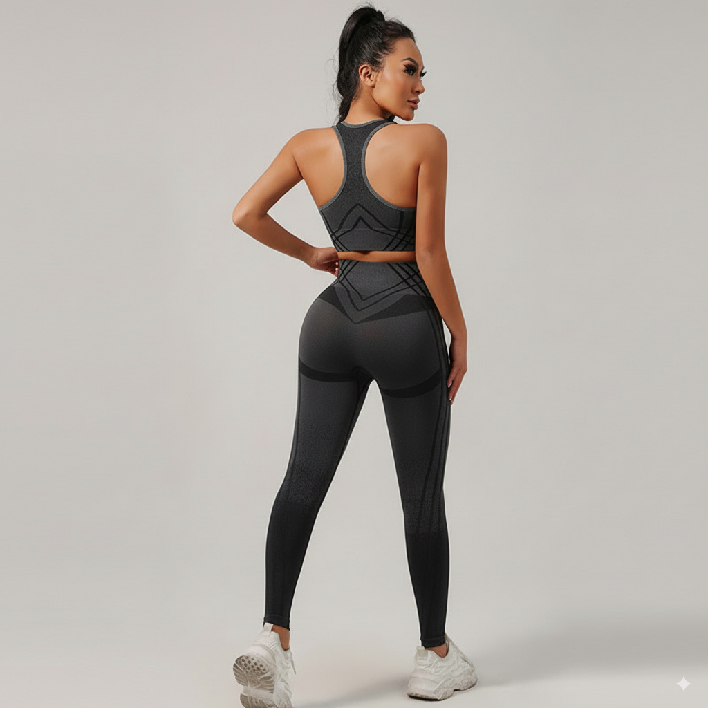 GymSet Graffio 2 pz Top + Leggings