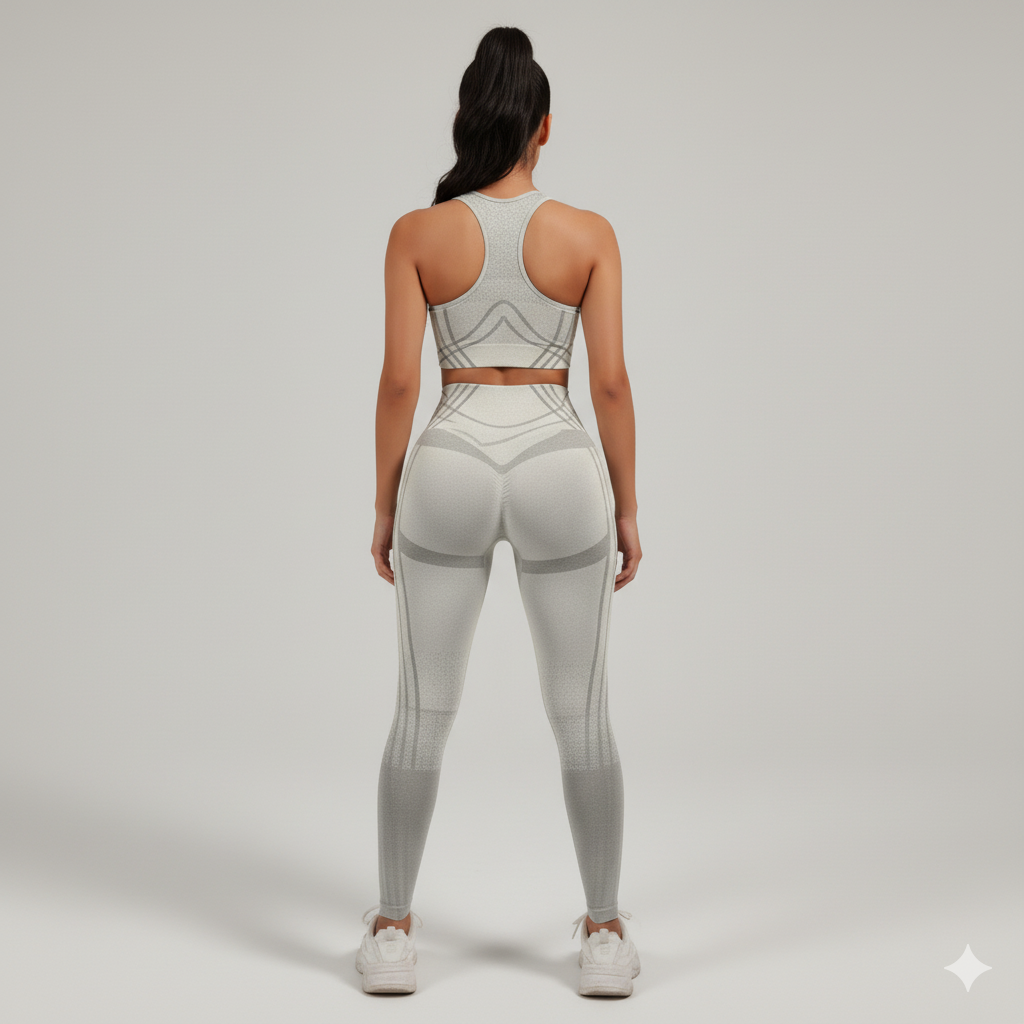 GymSet Graffio 2 pz Top + Leggings