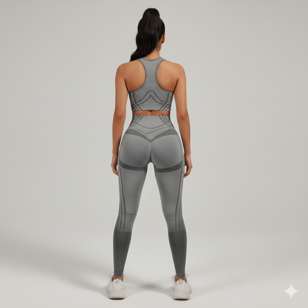 GymSet Graffio 2 pz Top + Leggings