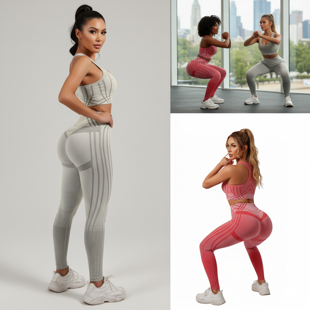 GymSet Graffio 2 pz Top + Leggings