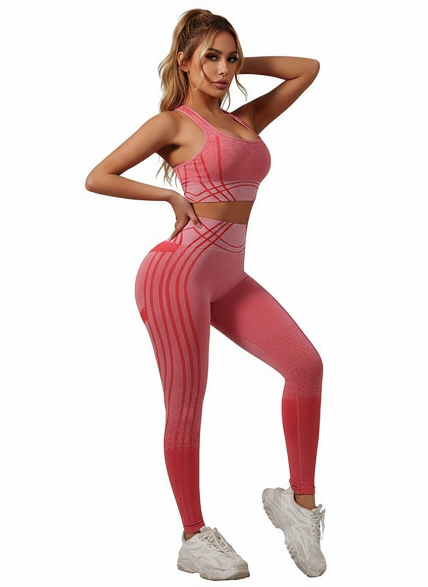 GymSet Graffio 2 pz Top + Leggings