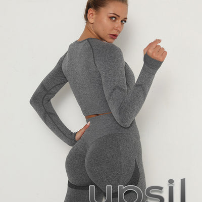 GymSet 2 Stück Langarm + Leggings