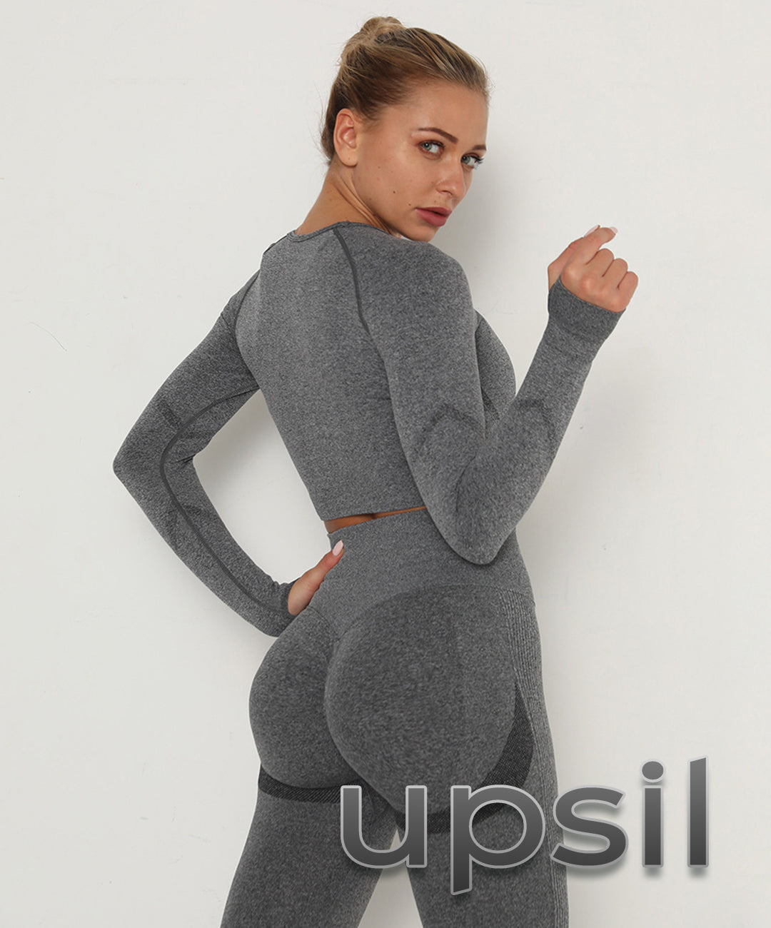 GymSet 2 pz Manica lunga + Leggings