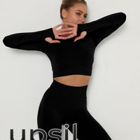 GymSet 2 Stück Langarm + Leggings