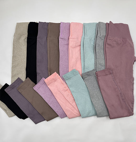 GymSet 3 Stück Performance Pro Leggings + Top + Langarm