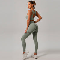 UpSil® GymSet 2tlg. Push-up Leggings + Oberteil