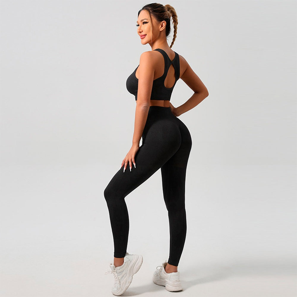 UpSil® GymSet 2tlg. Push-up Leggings + Oberteil