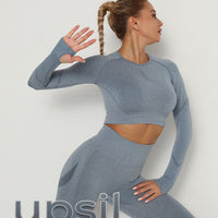 GymSet 2 Stück Langarm + Leggings