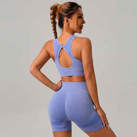 UpSilhouette® GymSet Shaping Push-up Short Leggings + Shaping Push-up Top