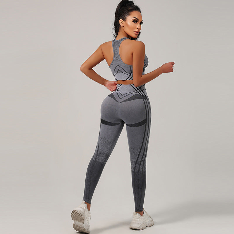 GymSet Graffio 2 pz Top + Leggings