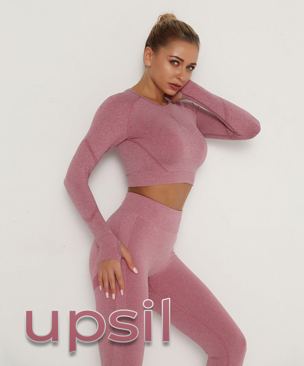 GymSet 2 Stück Langarm + Leggings