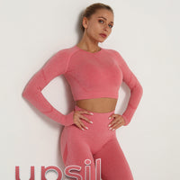 GymSet 2 Stück Langarm + Leggings