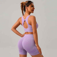 UpSilhouette® GymSet Shaping Push-up Short Leggings + Shaping Push-up Top
